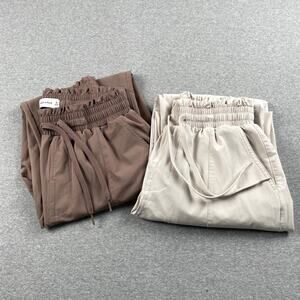 Abercrombie & Fitch Brown and Cream Pants